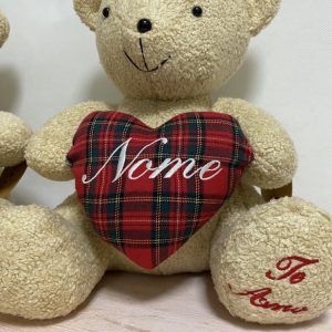 Ursinho Artesanal Personalizado com Nome Bordado